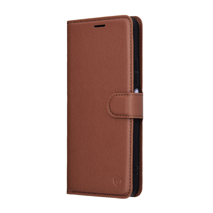 Etui na Xiaomi Redmi 15 5G / 15 4G, Techsuit, Leather Folio, Brązowy
