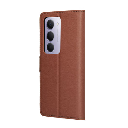 Etui na Xiaomi Redmi 15 5G / 15 4G, Techsuit, Leather Folio, Brązowy