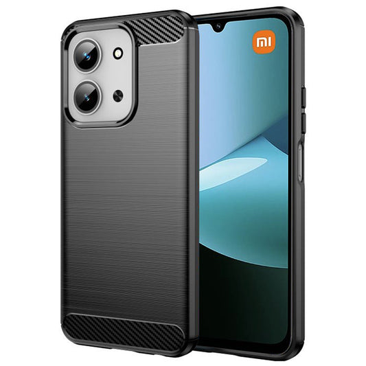 Etui do Xiaomi Redmi 15C 5G / 15C 4G, Techsuit, Carbon, Czarny
