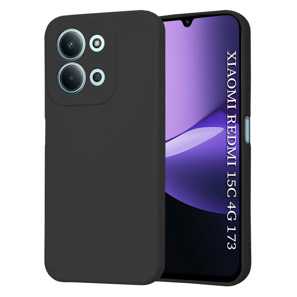 Etui na Xiaomi Redmi 15C 5G / 15C 4G, Techsuit, SoftFlex, czarne
