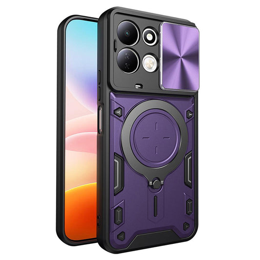 Etui do Xiaomi Redmi 17 5G / 17 4G, Techsuit, CamGuard Pro, fioletowe