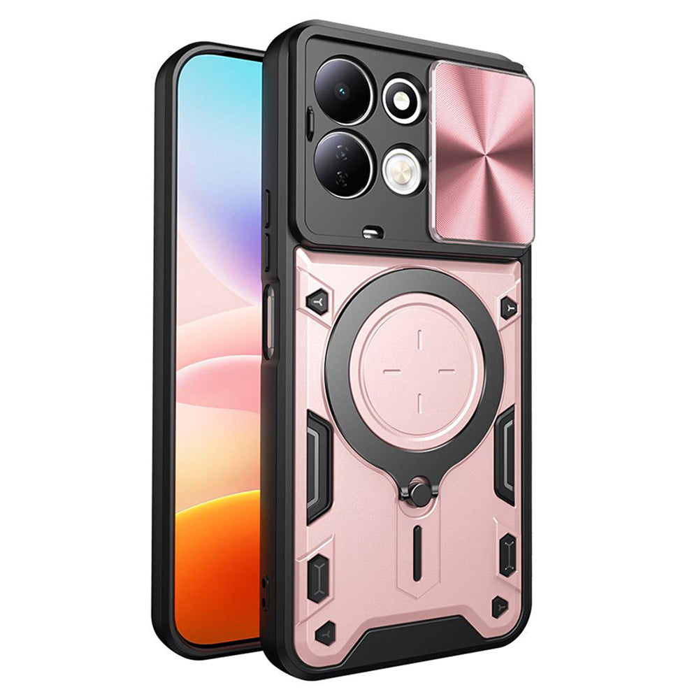 Etui do Xiaomi Redmi 17 5G / 17 4G, Techsuit, CamGuard Pro, różowozłoty