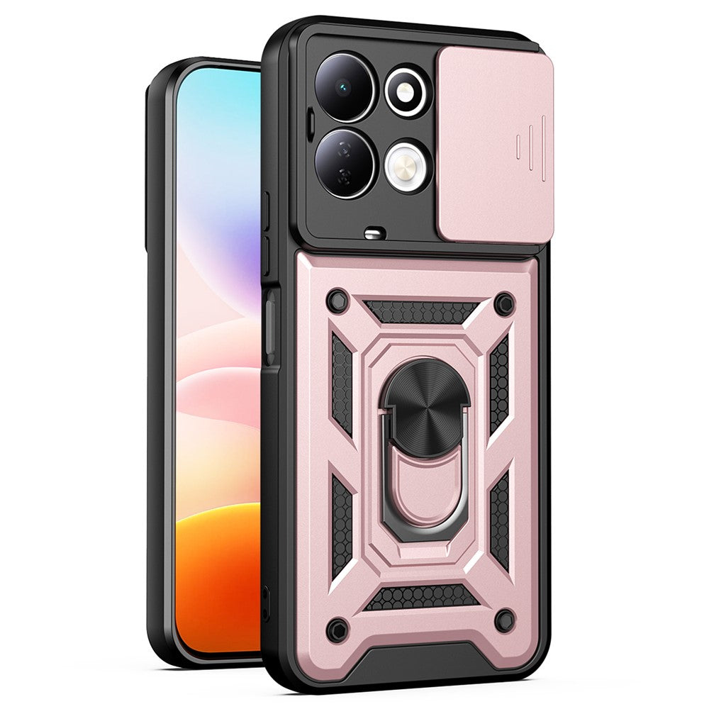 Etui na Xiaomi Redmi 17 5G / 17 4G, Techsuit, CamShield, Różowo-Złote