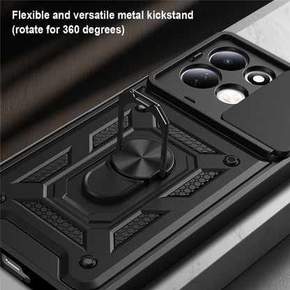 Etui na Xiaomi Redmi 17 5G / 17 4G, Techsuit, CamShield, Różowo-Złote