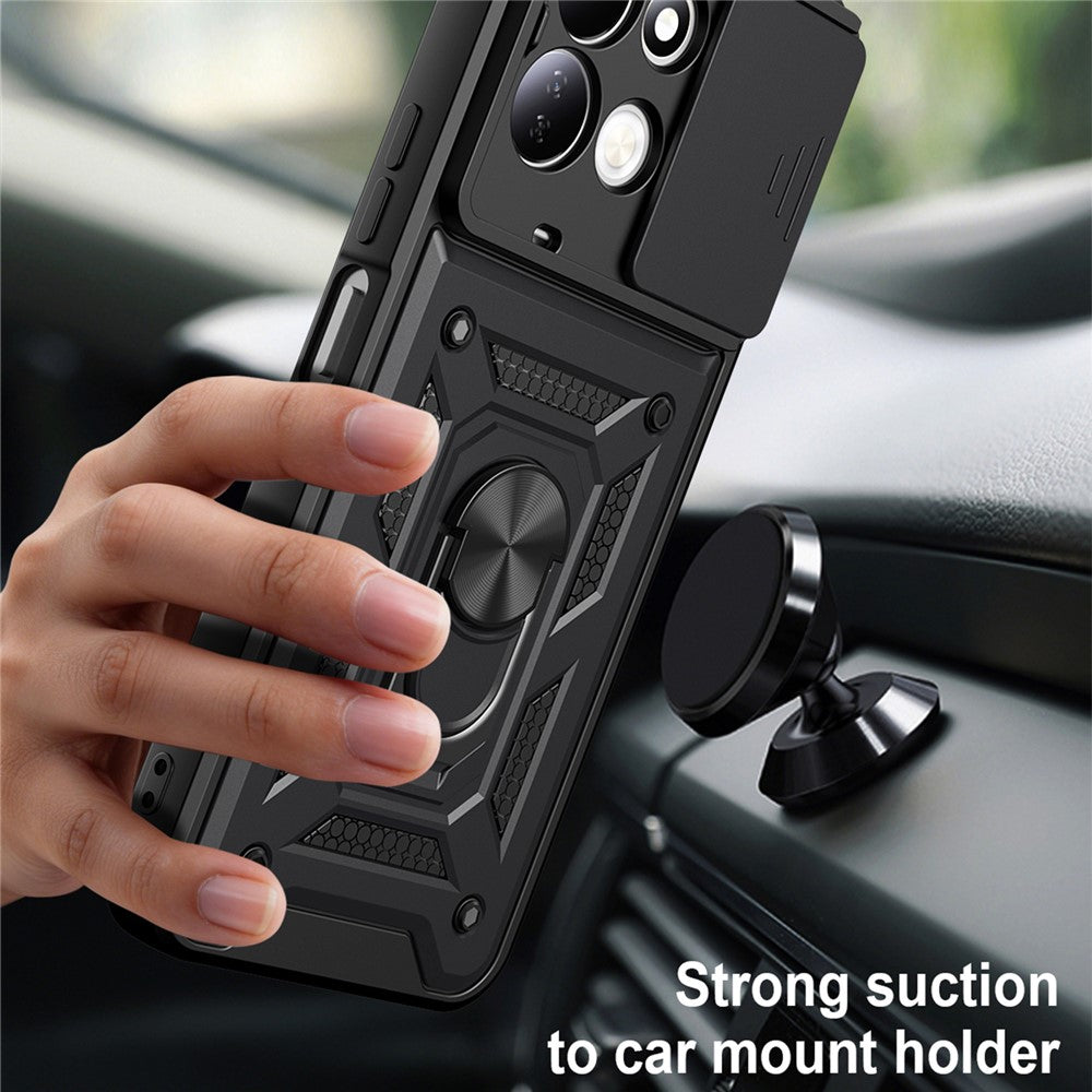 Etui na Xiaomi Redmi 17 5G / 17 4G, Techsuit, CamShield, Różowo-Złote