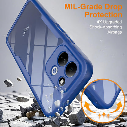 Etui na Xiaomi Redmi 17 5G / 17 4G, Techsuit, ColorVerse 360, Niebieskie