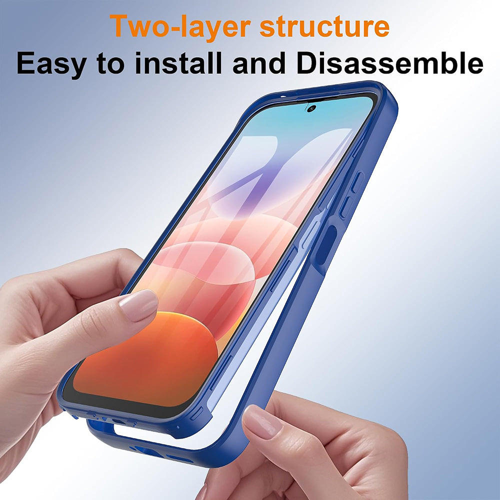 Etui na Xiaomi Redmi 17 5G / 17 4G, Techsuit, ColorVerse 360, Niebieskie
