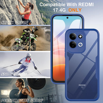 Etui na Xiaomi Redmi 17 5G / 17 4G, Techsuit, ColorVerse 360, Niebieskie