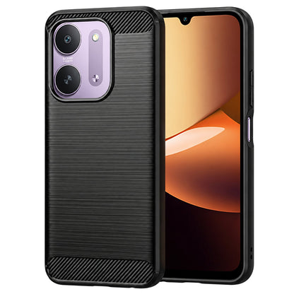 Case for Xiaomi Redmi 17C 5G, Techsuit, Carbon, Black