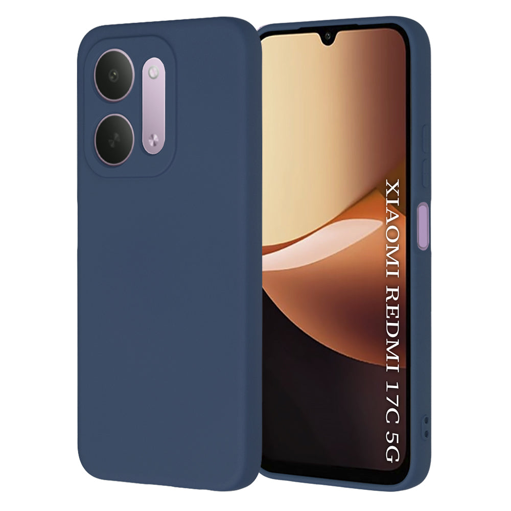 Etui do Xiaomi Redmi 17C 5G, Techsuit, SoftFlex, granatowy