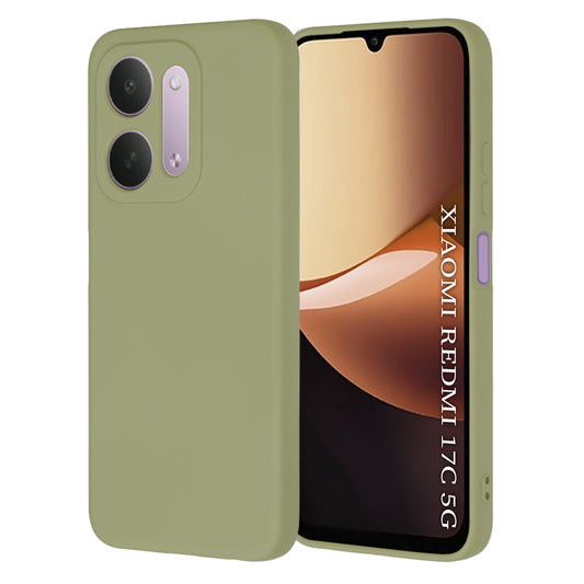 Etui do Xiaomi Redmi 17C 5G, Techsuit, SoftFlex, Matcha