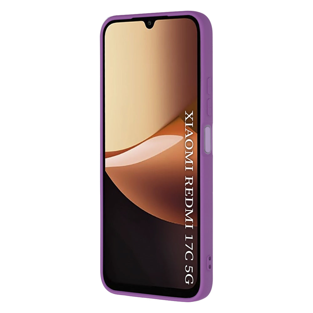 Case for Xiaomi Redmi 17C 5G, Techsuit, SoftFlex, Purple