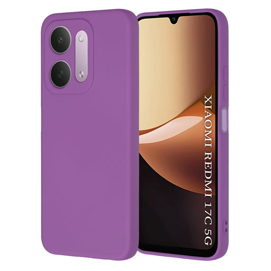 Etui do Xiaomi Redmi 17C 5G, Techsuit, SoftFlex, fioletowe