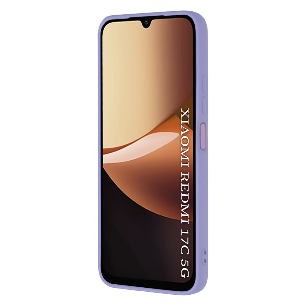 Etui do Xiaomi Redmi 17C 5G, Techsuit, SoftFlex, jasnofioletowe