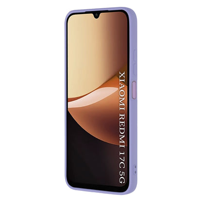 Etui do Xiaomi Redmi 17C 5G, Techsuit, SoftFlex, jasnofioletowe