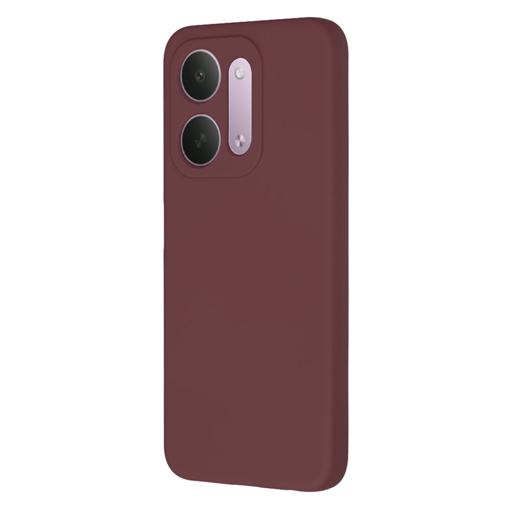 Etui do Xiaomi Redmi 17C 5G, Techsuit, SoftFlex, bordowe