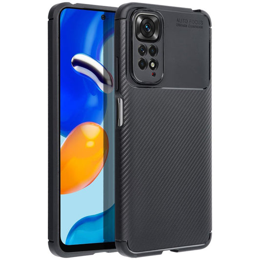 Etui do Xiaomi Poco C65 / Redmi 13C, OEM, Carbon Premium, Czarny