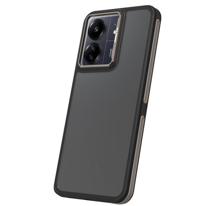 Etui do Xiaomi Poco M6 / Redmi 13C 5G, OEM, Crystal Black, Szary