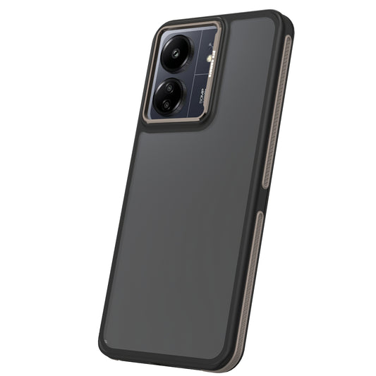 Etui do Xiaomi Poco M6 / Redmi 13C 5G, OEM, Crystal Black, Szary