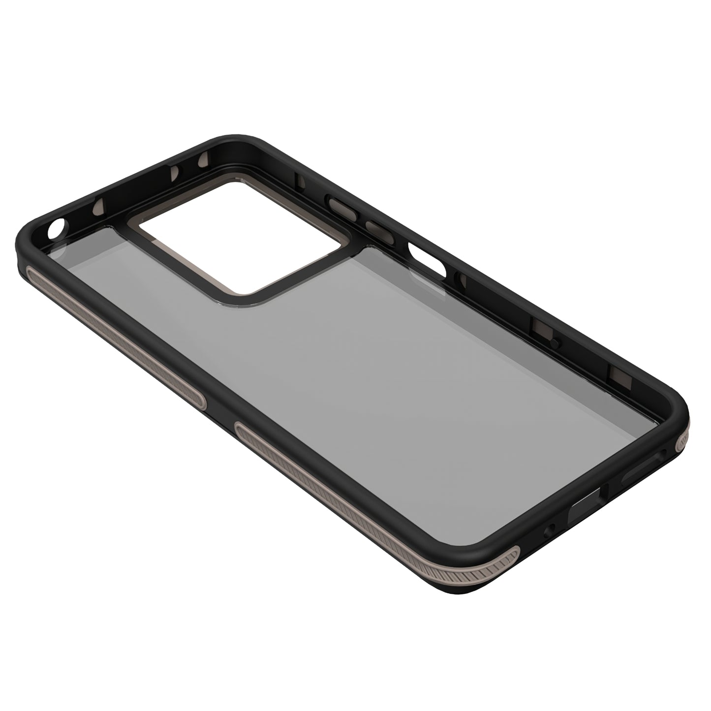 Etui do Xiaomi Poco M6 / Redmi 13C 5G, OEM, Crystal Black, Szary