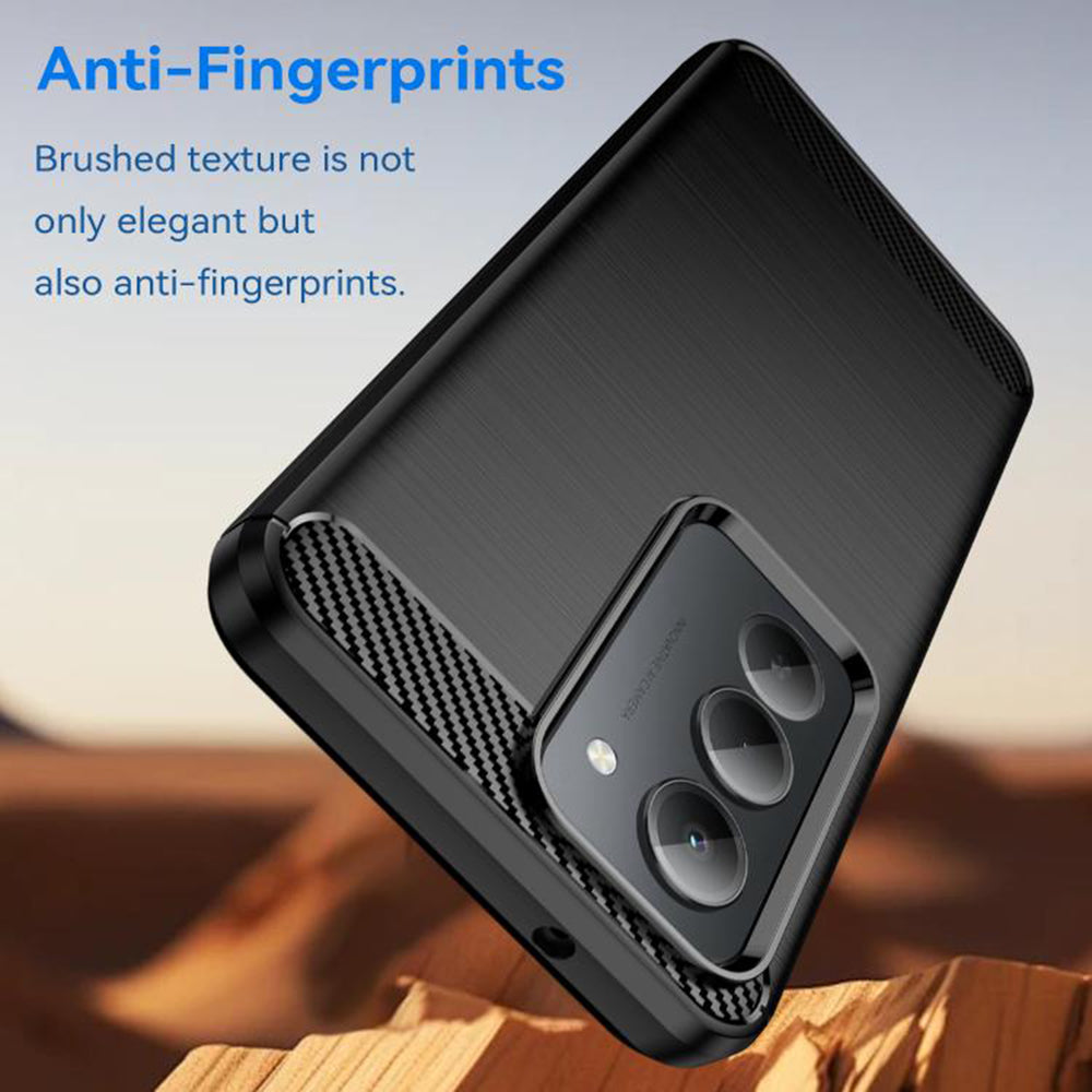 Etui do Xiaomi Redmi 15 5G / 15 4G, Techsuit, Carbon, Czarny