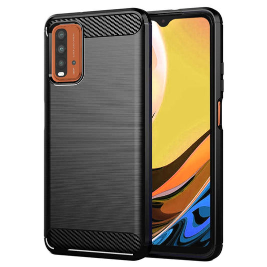 Etui do Xiaomi Redmi 9 Power / 9T, Techsuit, Carbon, Czarny