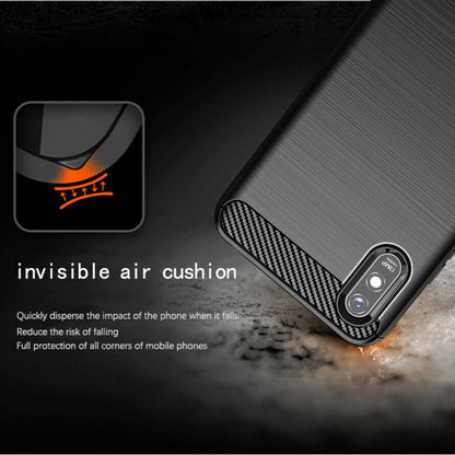 Etui do Xiaomi Redmi 9AT / 9A, Techsuit, Carbon, Czarny