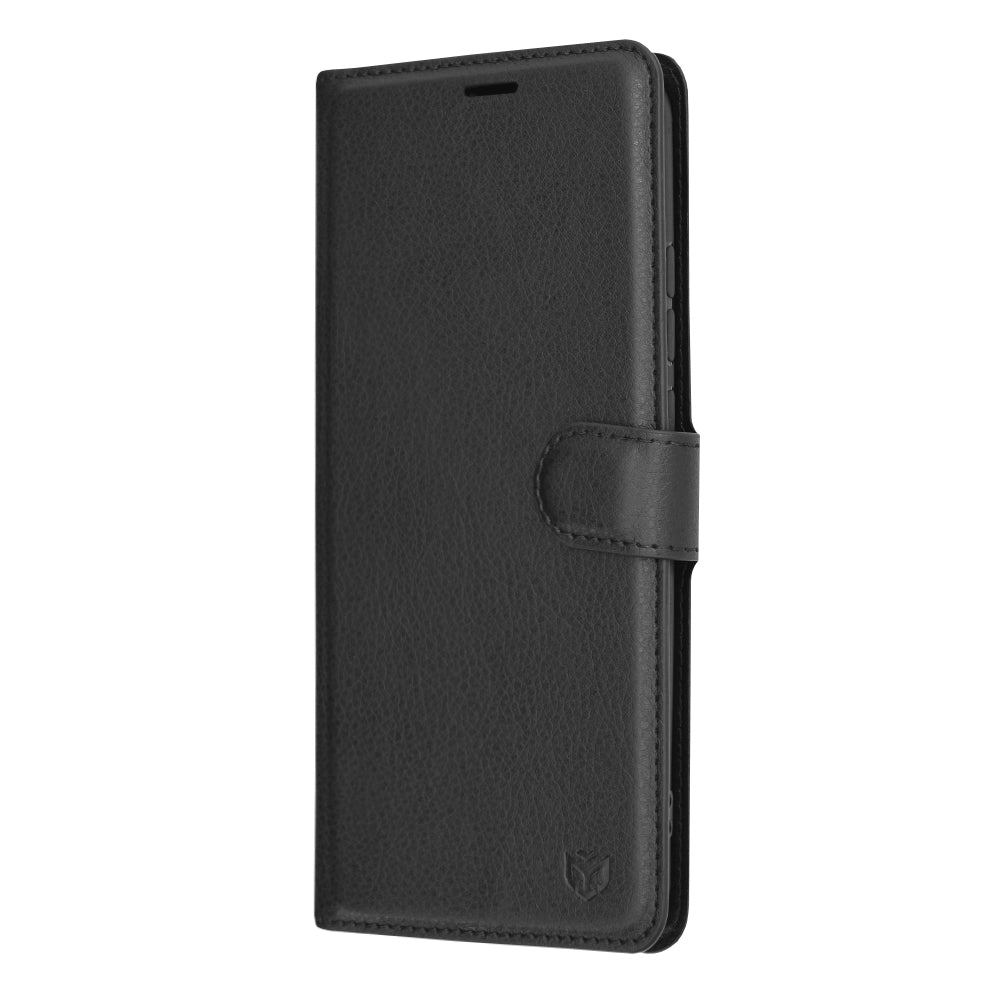 Etui na Xiaomi Redmi 9C NFC / 9C, Techsuit, Leather Folio, czarne
