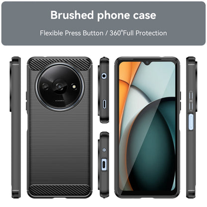 Etui na Xiaomi Redmi A3x / A3, Techsuit, Carbon, Czarny