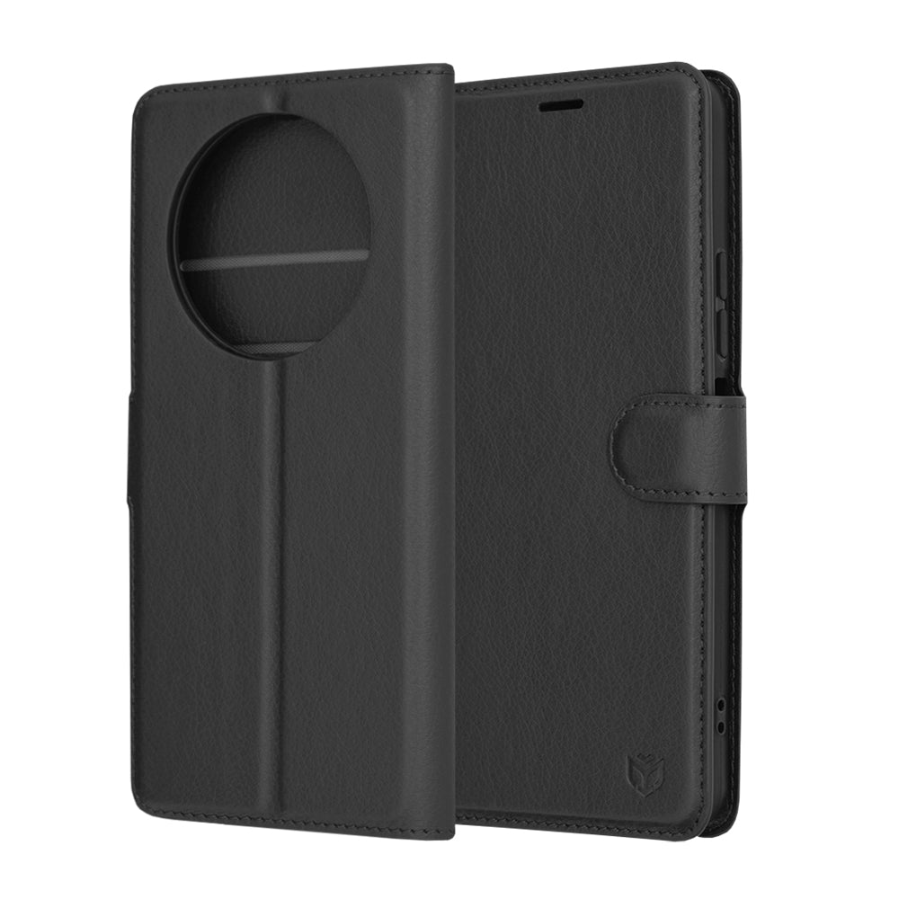 Etui na Xiaomi Redmi A3x / A3, Techsuit, Leather Folio, czarne