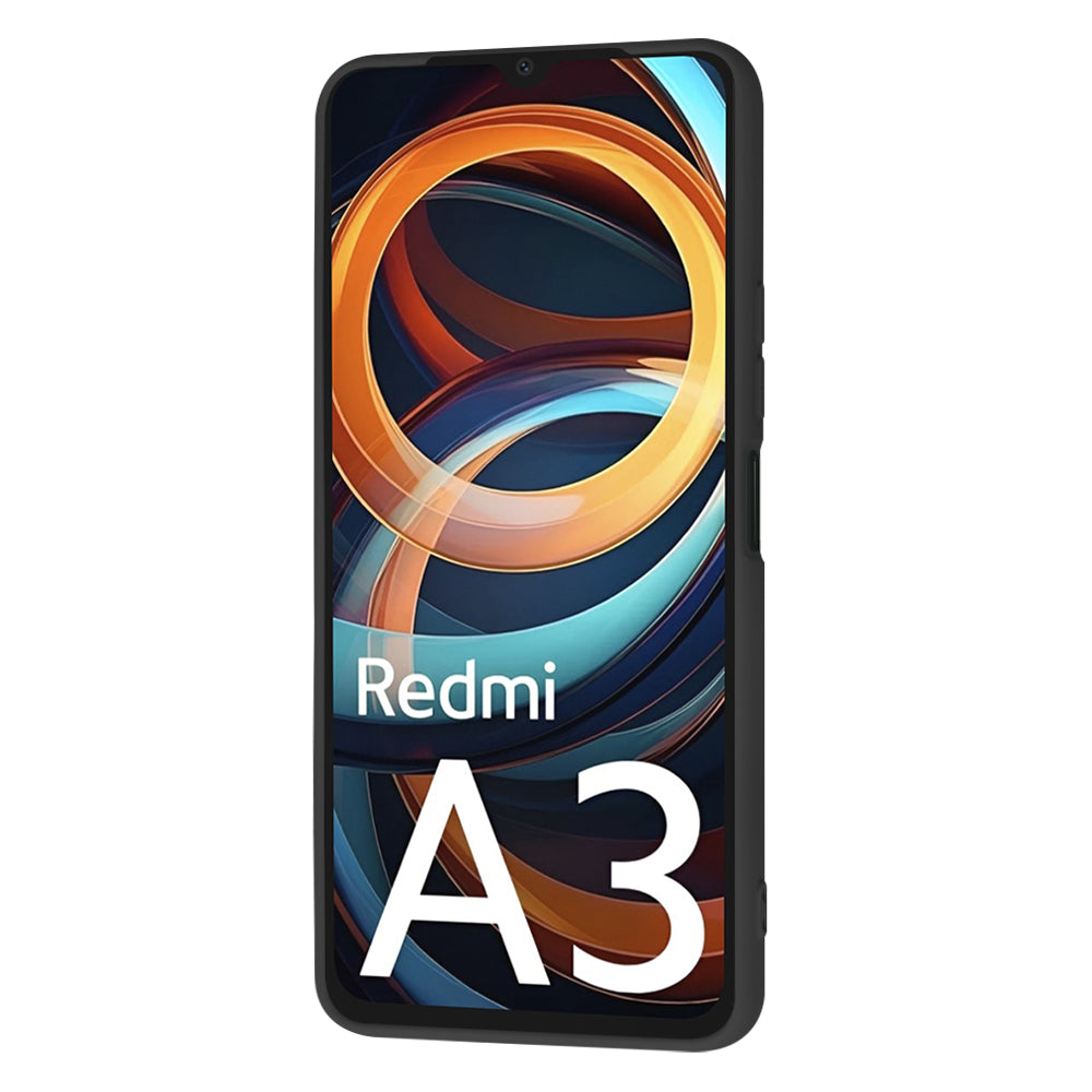 Etui na Xiaomi Redmi A3x / A3, Techsuit, SoftFlex, czarne