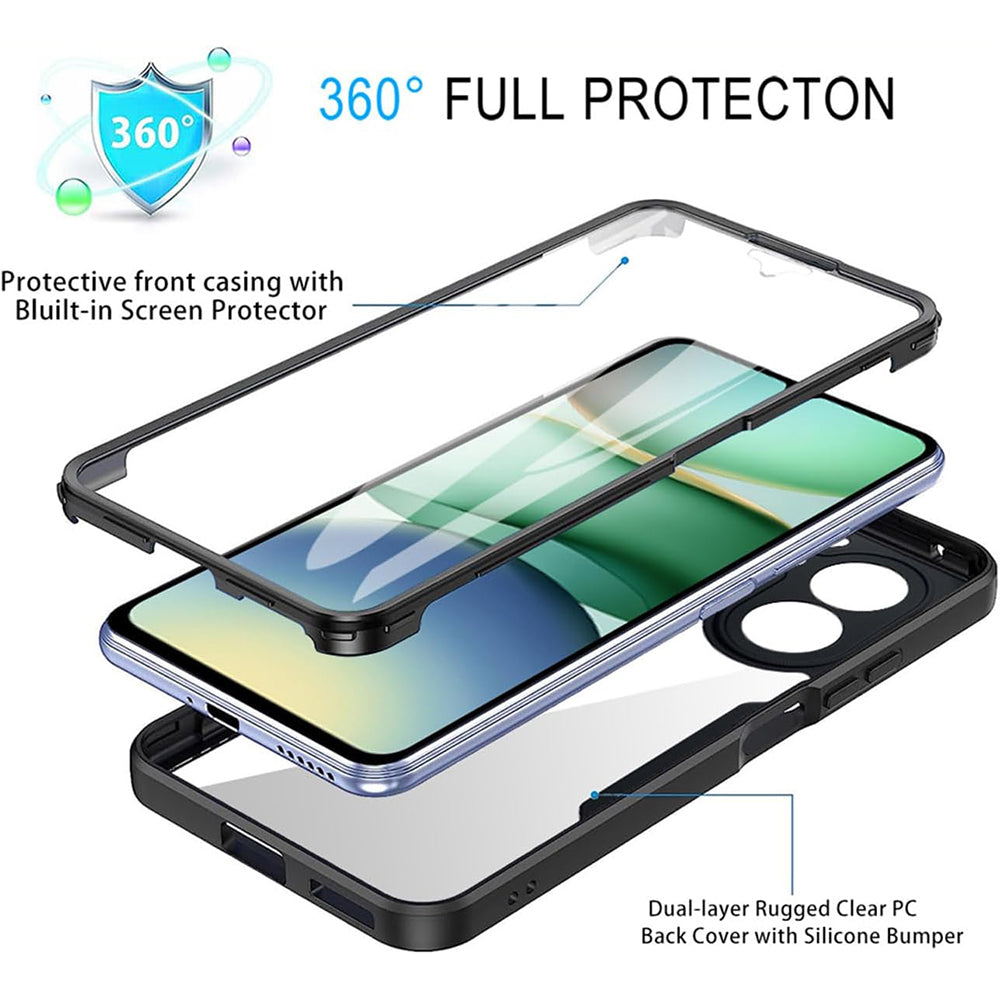 Etui na Xiaomi Redmi A5 4G (Regional), Techsuit, ColorVerse 360, Czarny
