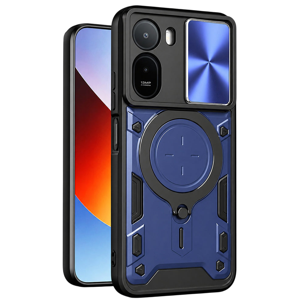 Etui na Xiaomi Redmi A7 Pro 4G, Techsuit, CamGuard Pro, Niebieskie