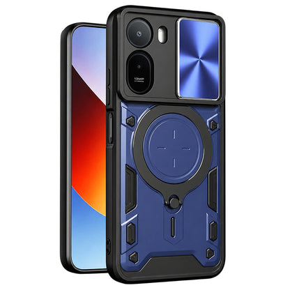Etui na Xiaomi Redmi A7 Pro 4G, Techsuit, CamGuard Pro, Niebieskie
