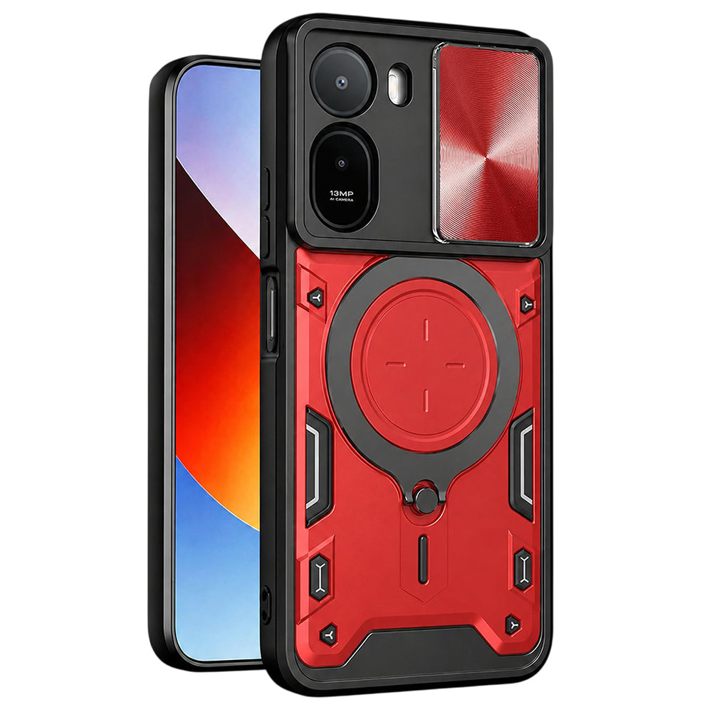 Etui na Xiaomi Redmi A7 Pro 4G, Techsuit, CamGuard Pro, Czerwony