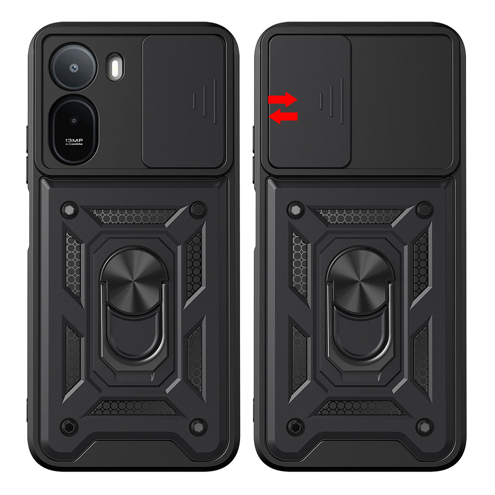 Etui do Xiaomi Redmi A7 Pro 4G, Techsuit, CamShield, Różowo-Złote