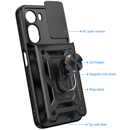 Etui do Xiaomi Redmi A7 Pro 4G, Techsuit, CamShield, Różowo-Złote