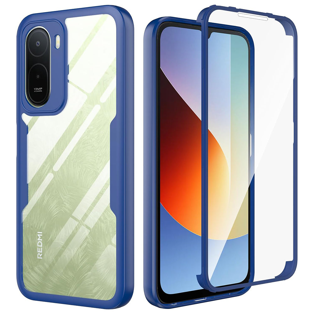 Etui do Xiaomi Redmi A7 Pro 4G, Techsuit, ColorVerse 360, Niebieskie