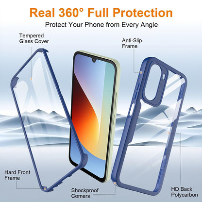 Etui do Xiaomi Redmi A7 Pro 4G, Techsuit, ColorVerse 360, Niebieskie