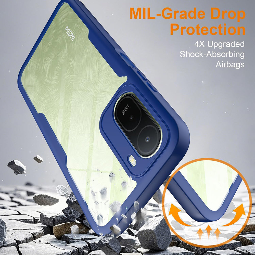 Etui do Xiaomi Redmi A7 Pro 4G, Techsuit, ColorVerse 360, Niebieskie