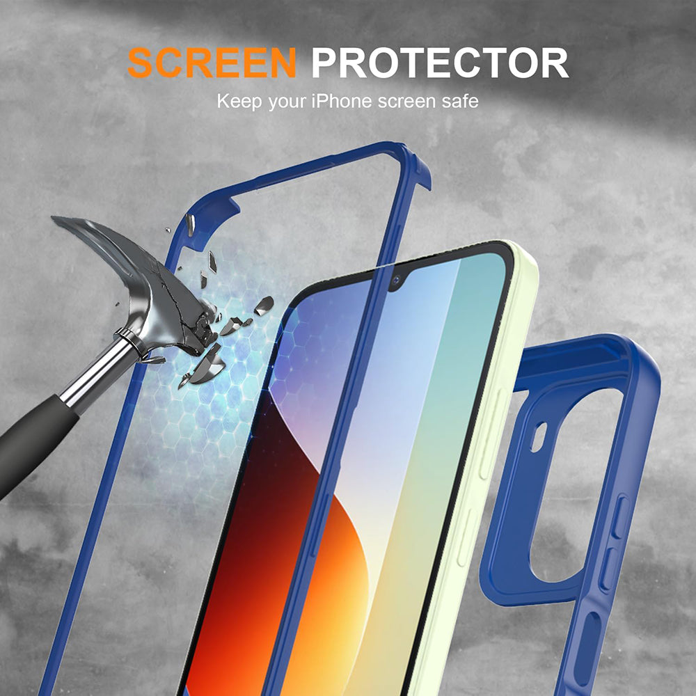 Etui do Xiaomi Redmi A7 Pro 4G, Techsuit, ColorVerse 360, Niebieskie