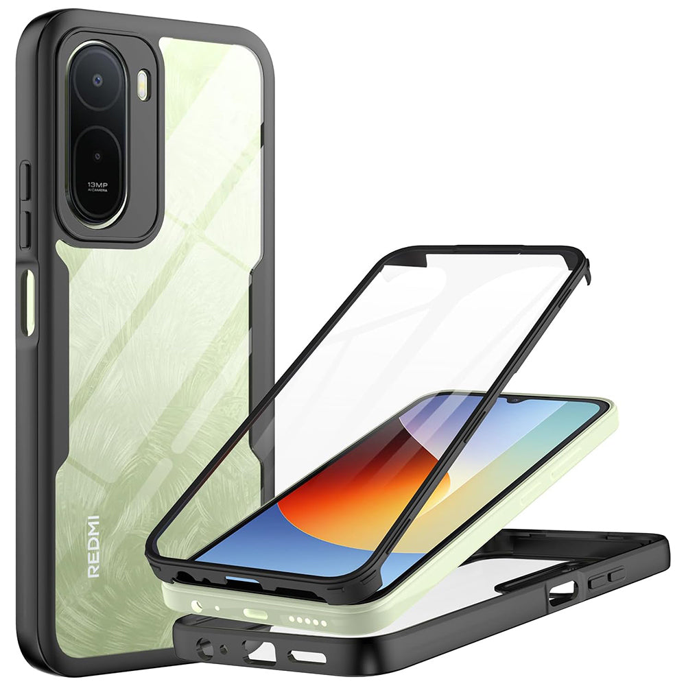 Etui do Xiaomi Redmi A7 Pro 4G, Techsuit, ColorVerse 360, czarne