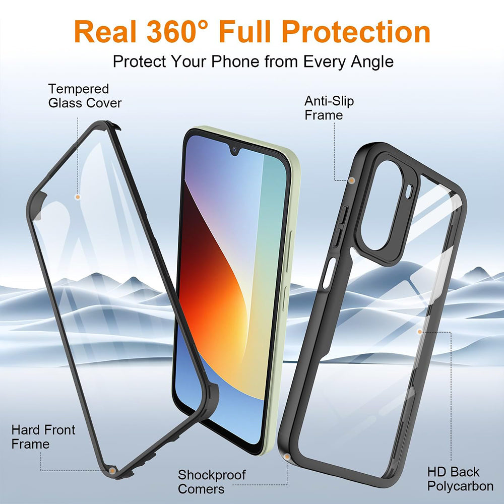 Etui do Xiaomi Redmi A7 Pro 4G, Techsuit, ColorVerse 360, czarne
