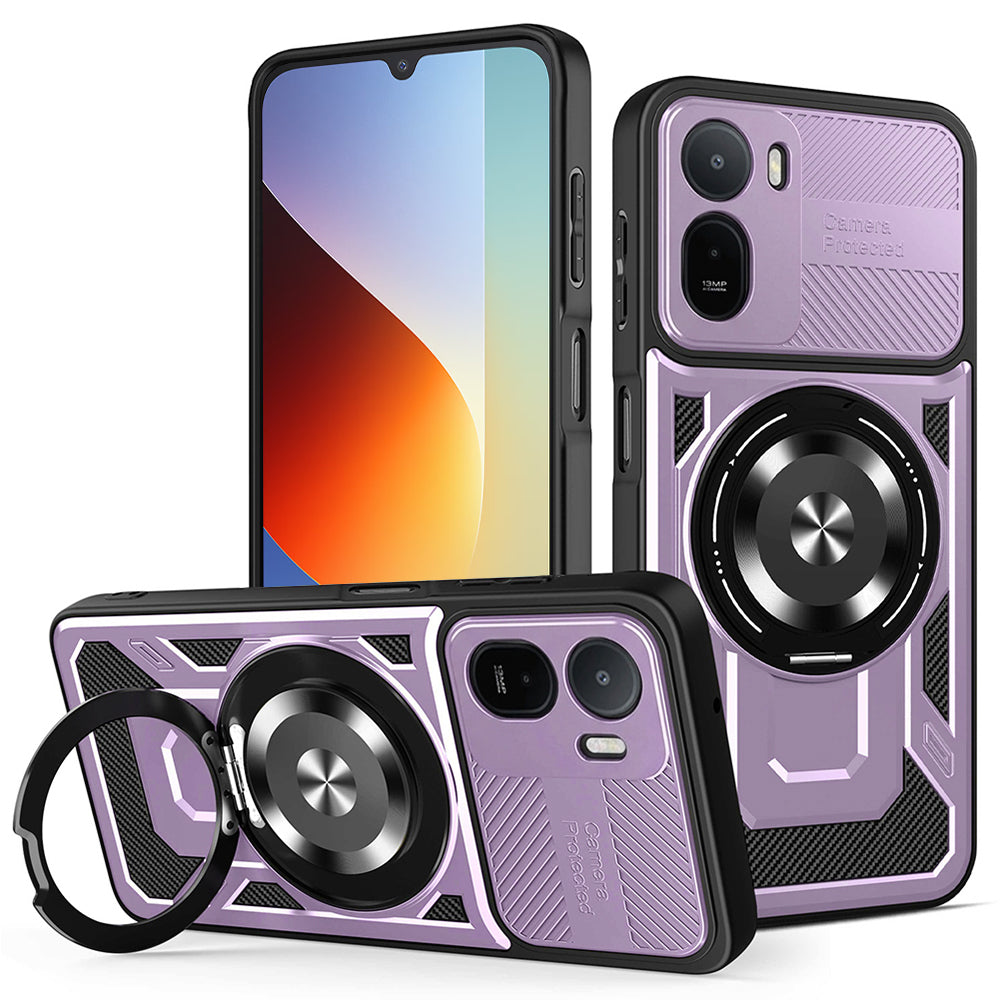 Etui na Xiaomi Redmi A7 Pro 4G, Techsuit, RuggedCam, Fioletowy