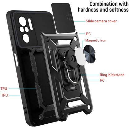 Case for Xiaomi Redmi Note 10 Pro Max / Note 10 Pro, Techsuit, CamShield, Black