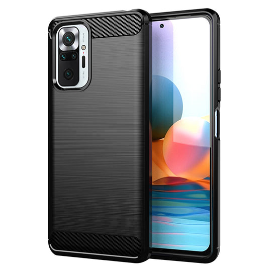 Etui na Xiaomi Redmi Note 10 Pro Max / Note 10 Pro, Techsuit, Carbon, Czarny