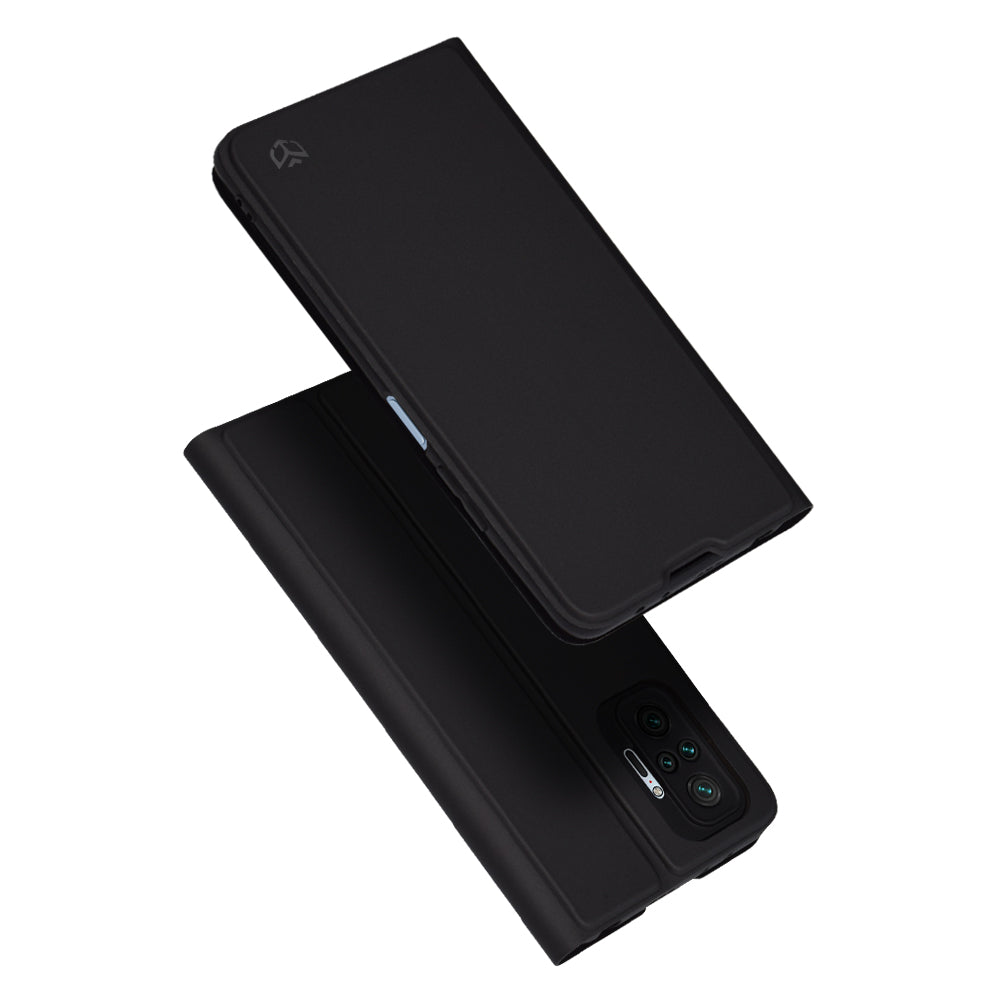 Etui na Xiaomi Redmi Note 10 Pro Max / Note 10 Pro, Techsuit, Magskin Book, Czarne