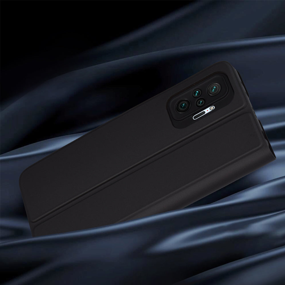 Etui na Xiaomi Redmi Note 10 Pro Max / Note 10 Pro, Techsuit, Magskin Book, Czarne