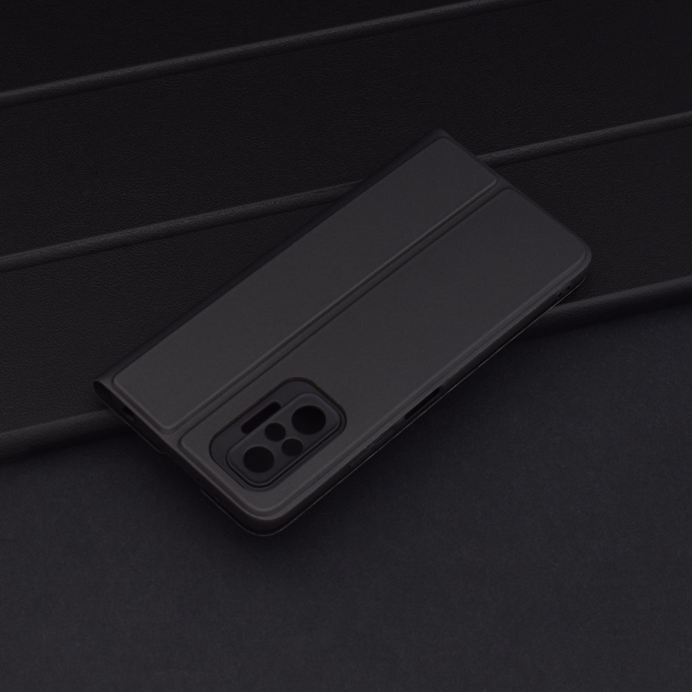 Etui na Xiaomi Redmi Note 10 Pro Max / Note 10 Pro, Techsuit, Magskin Book, Czarne