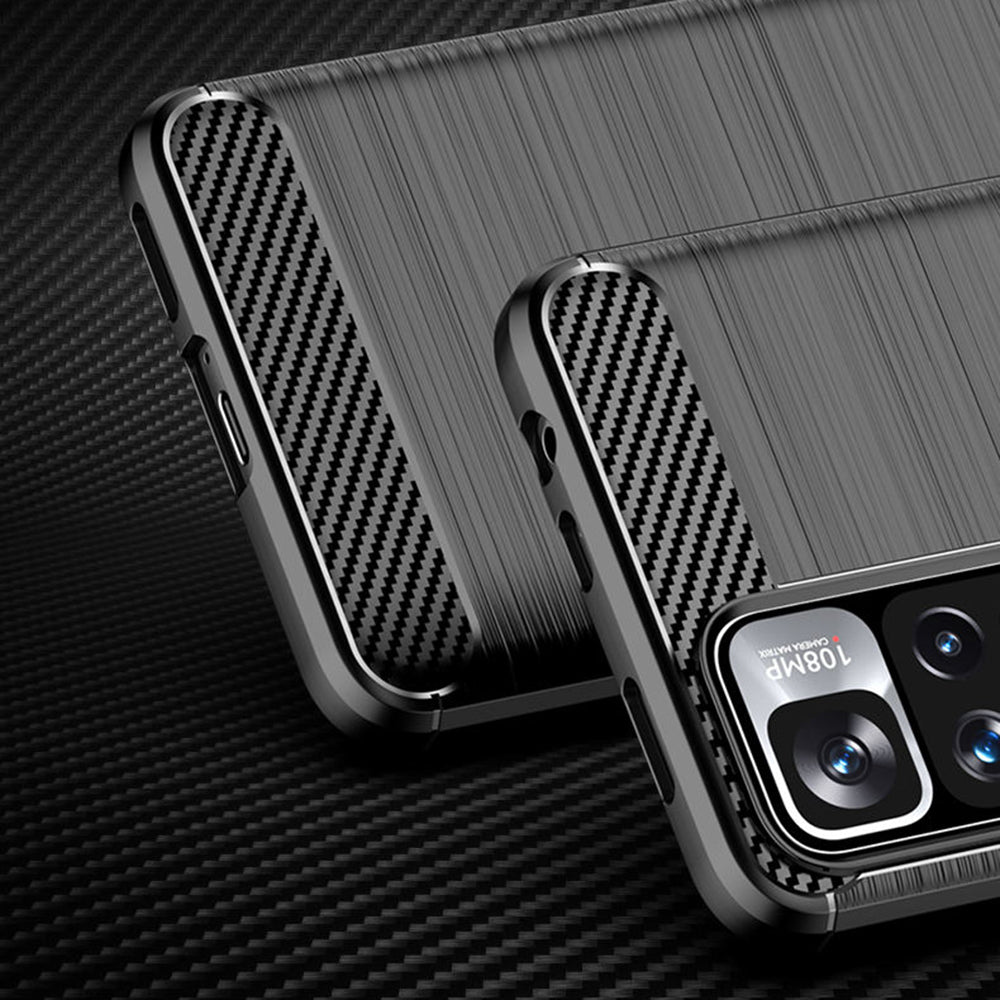 Etui do Xiaomi Redmi Note 11 Pro+ 5G, Techsuit, Carbon, Czarny